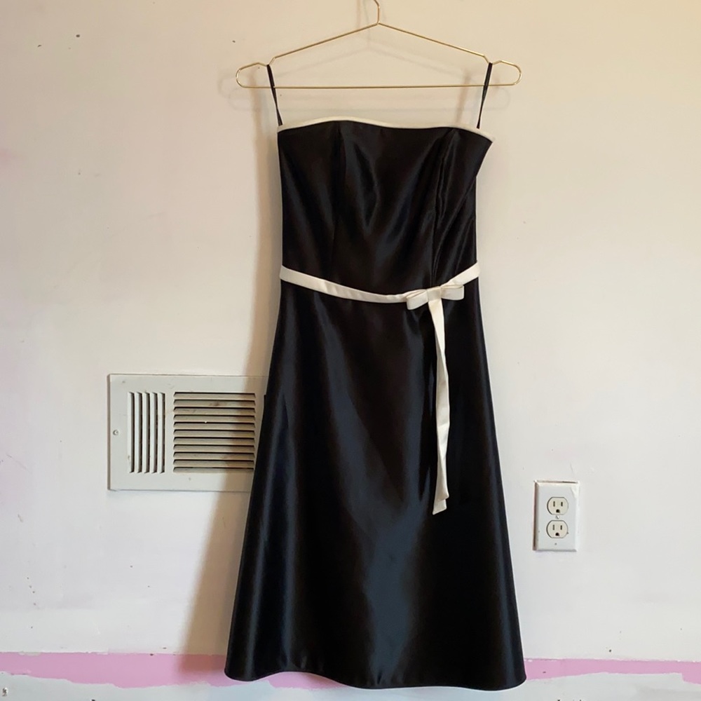 Black and white Jessica McClintock dress